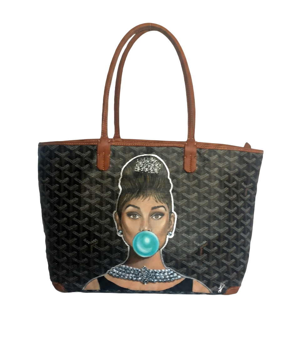 GOYARD Artois — Audrey Bubblegum, hand-painted by Janan Studio