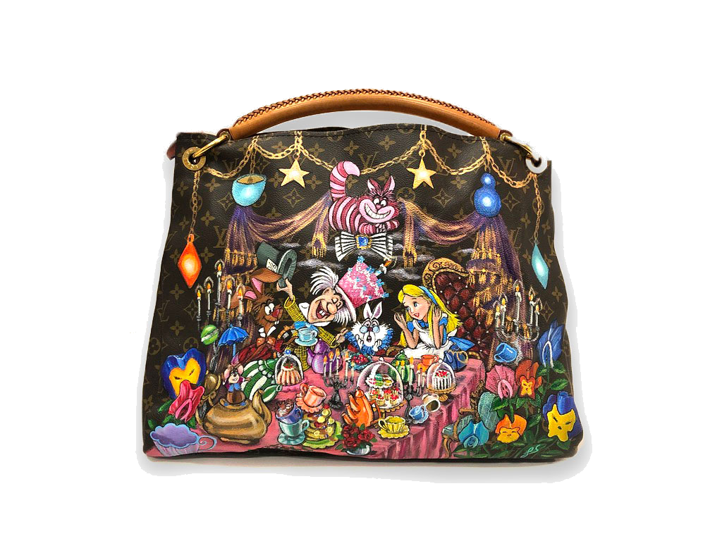 LOUIS VUITTON Artsy — Mad Tea Party, hand-painted by Janan Studio