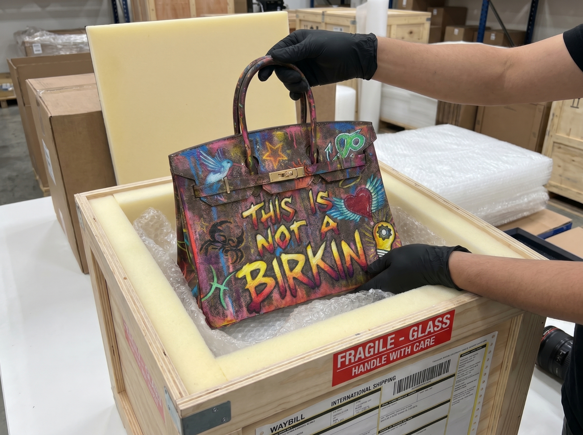 Hand-delivered, or sent across the world.