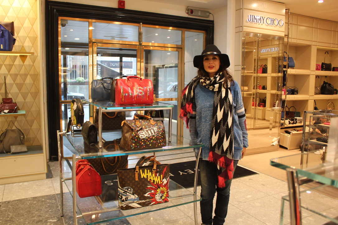 2014 — First painted Chanel at Harvey Nichols
